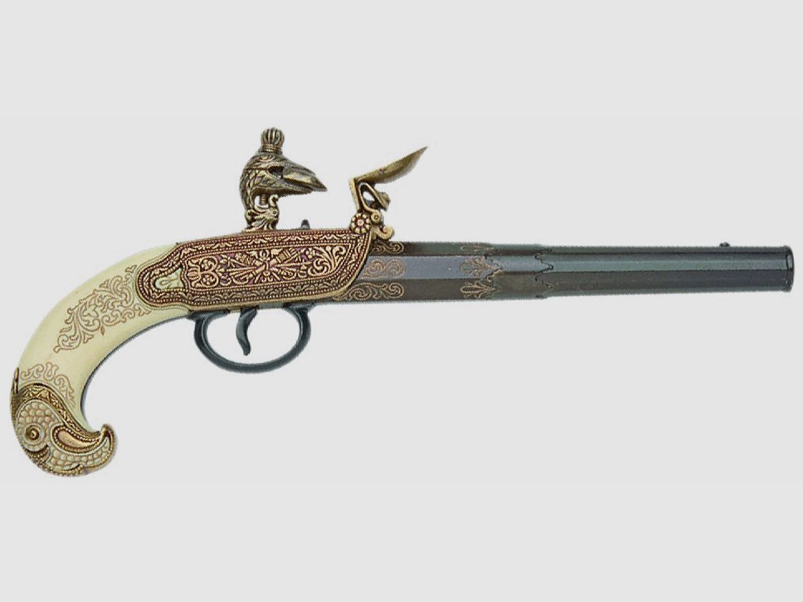 Russian flintlock pistol 18th century