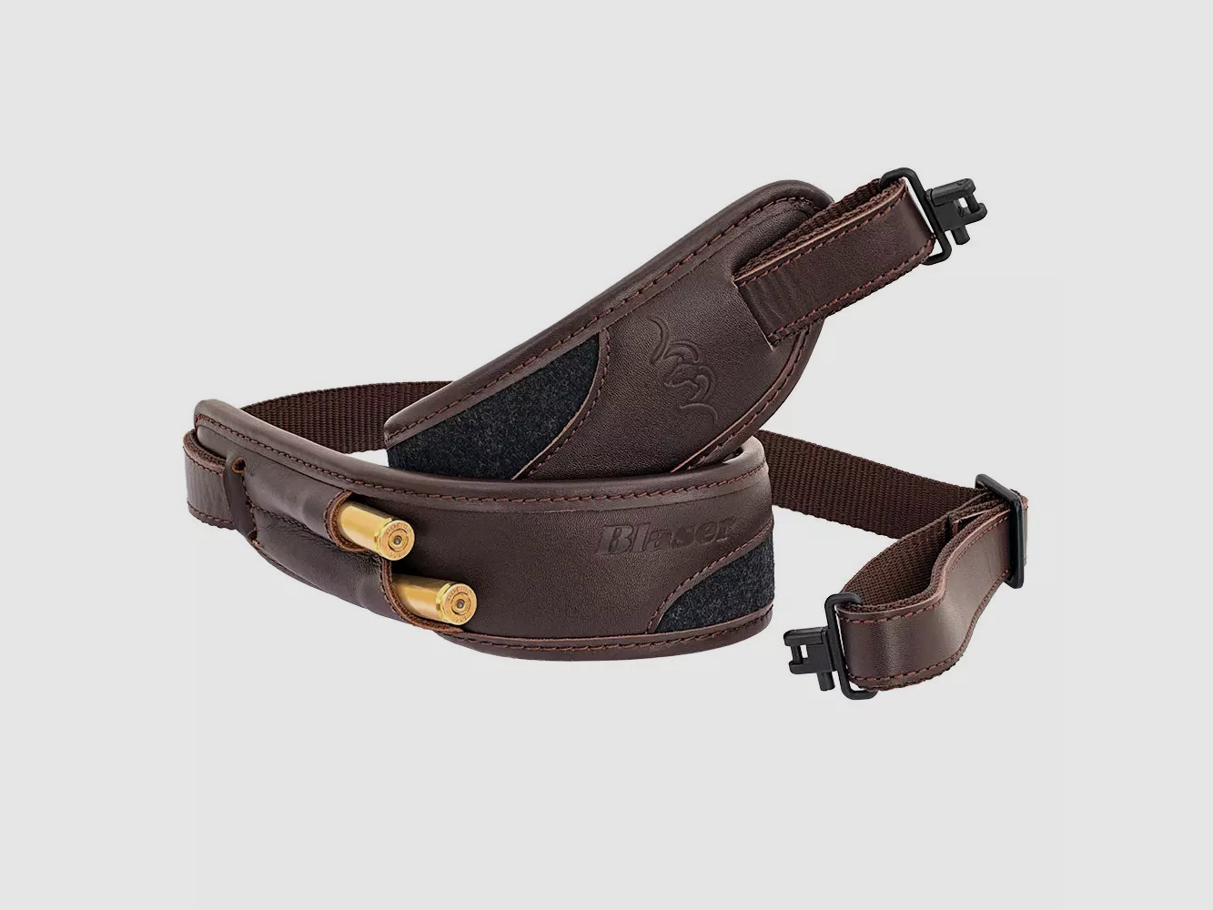 Cinghia per fucile Blaser in Loden / pelle