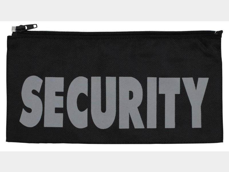 Abzeichen "Security" (groß) mit Reißverschluss