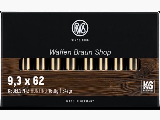 RWS 9,3X62 KS 16,0G 20ER