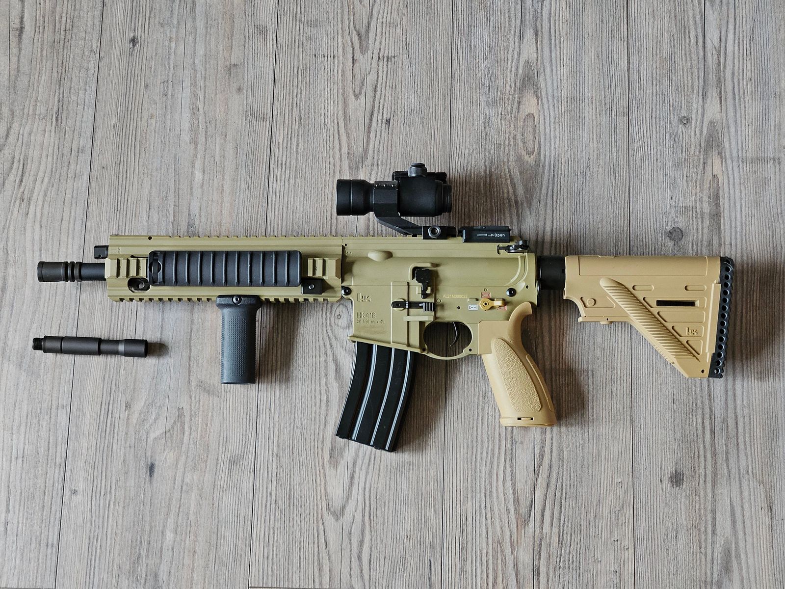 Cyma Heckler & Koch HK416 A5 SAEG Airsoft + Zubehör