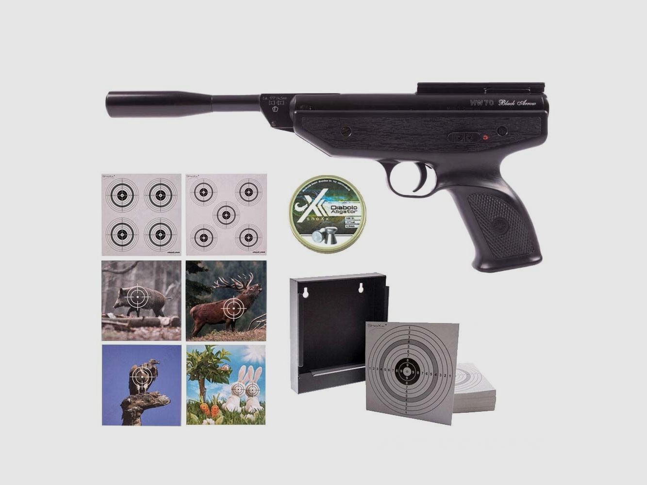 Weihrauch HW 70 Black Arrow ZS Set 4,5mm Diabolos