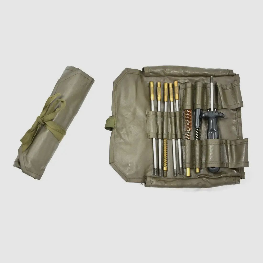 Ejército suizo Set de limpieza de armas suizas usado oliva