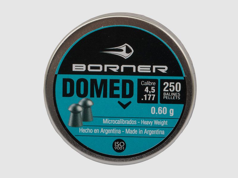 Rundkopf Diabolos Borner Domed Kaliber 4,5 mm 0,60 g glatt 250 StĂĽck