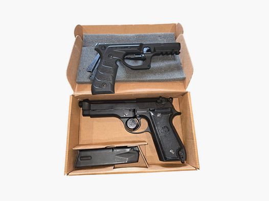 Pistole BERETTA 92S Kaliber 9×19 gebraucht + Revolver BC2