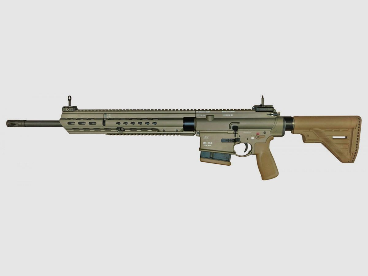 Karabijn HK MR308 A3 20" Slim-Line Hkey kal. .308 Win Green Brown