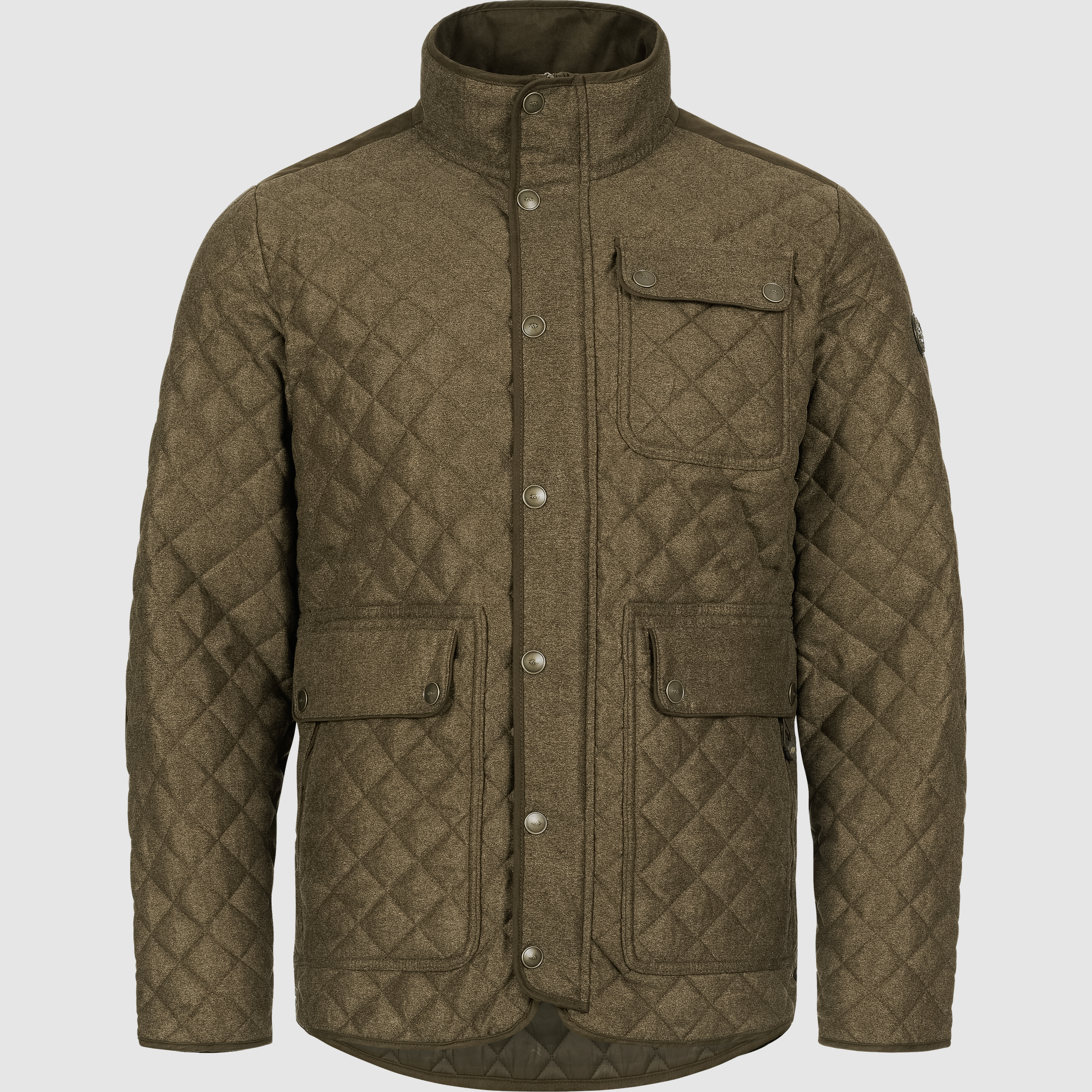 Men's Vintage Jacket Miles Dark Brown Mélange S