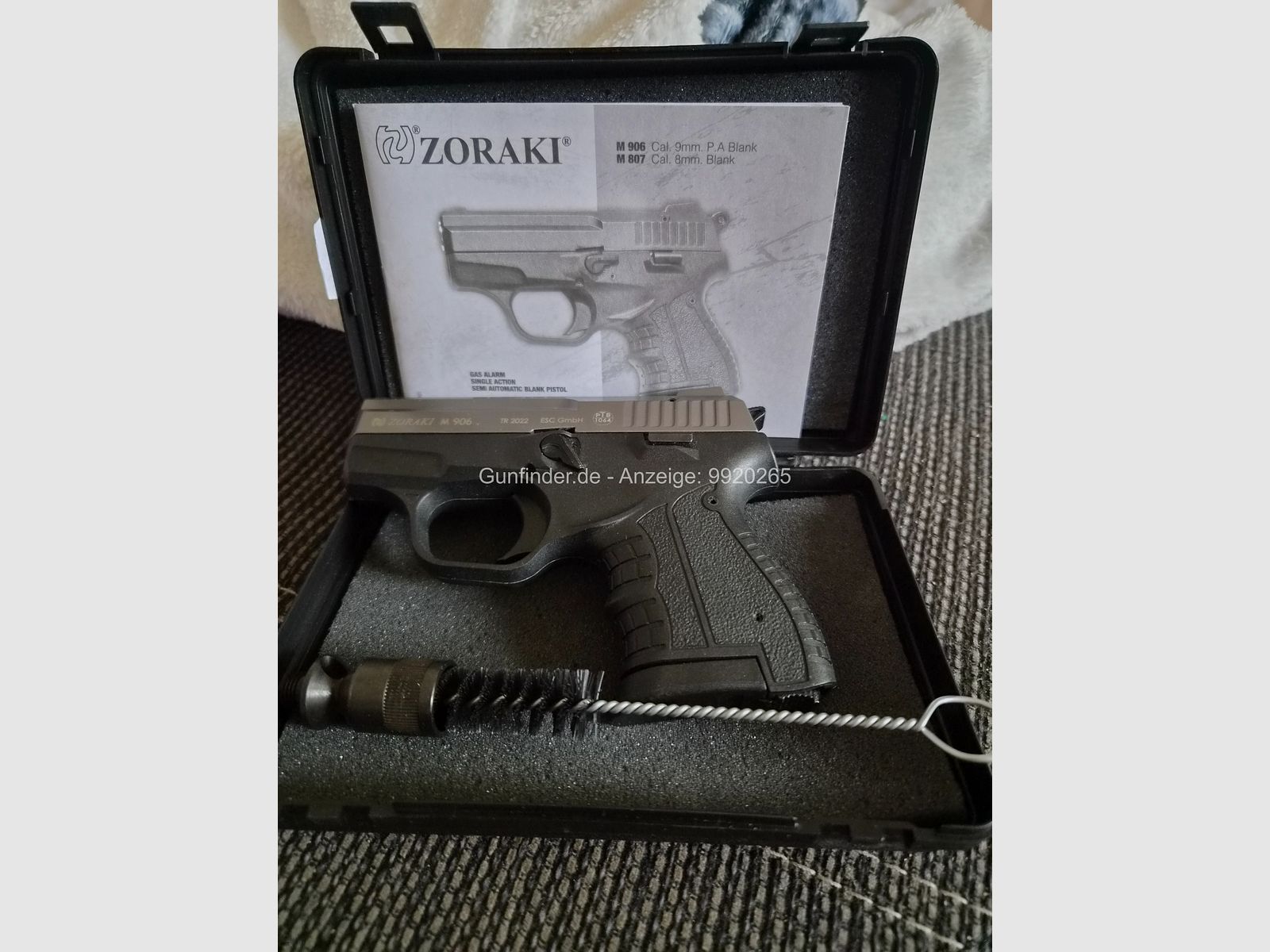 Zoraki 906 blank firing gun, image 2 of 2
