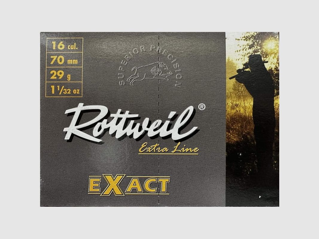 Munición Rottweil 16/70 EXACT 29 g
