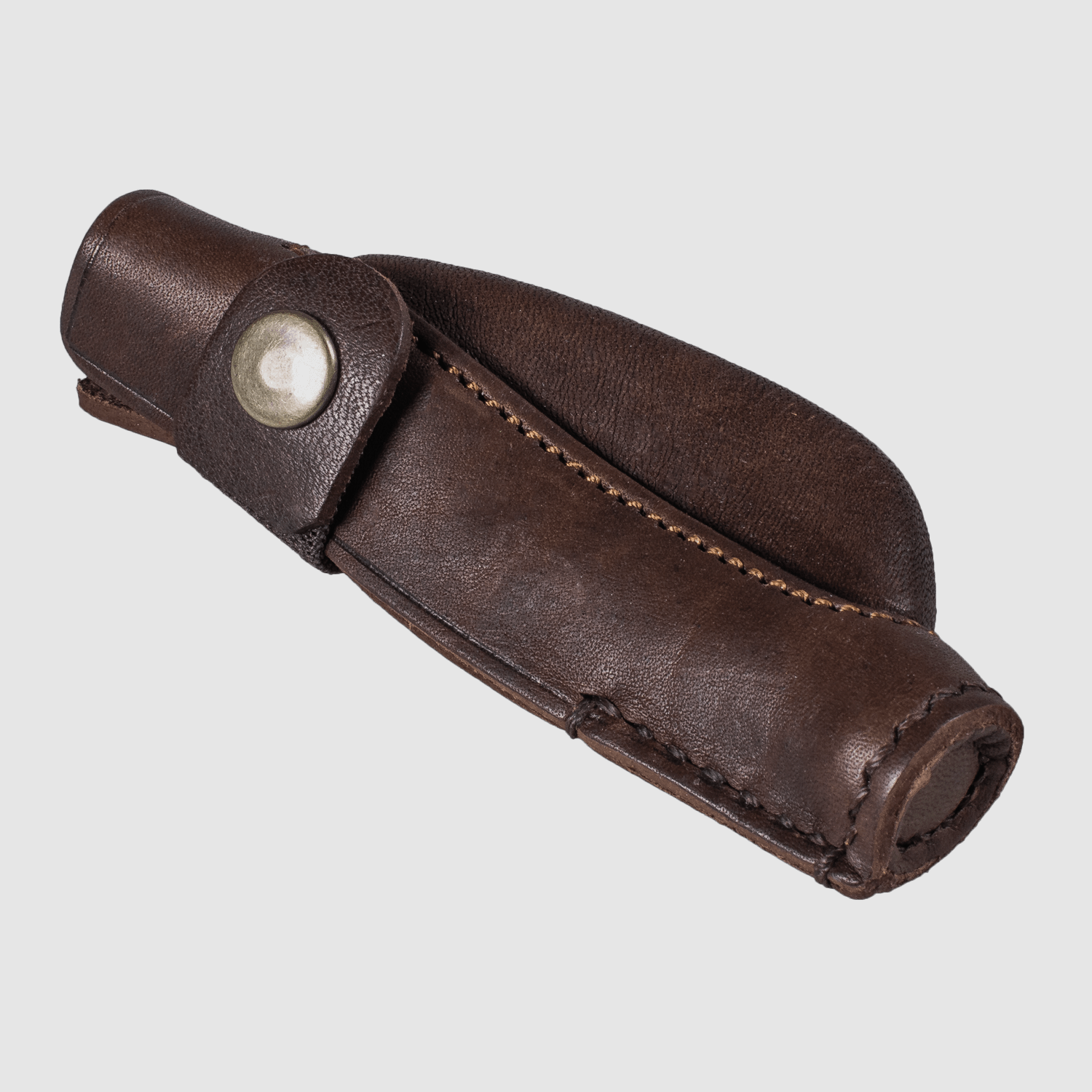 Funda de boca para rifle de repetición con alza alta de cuero