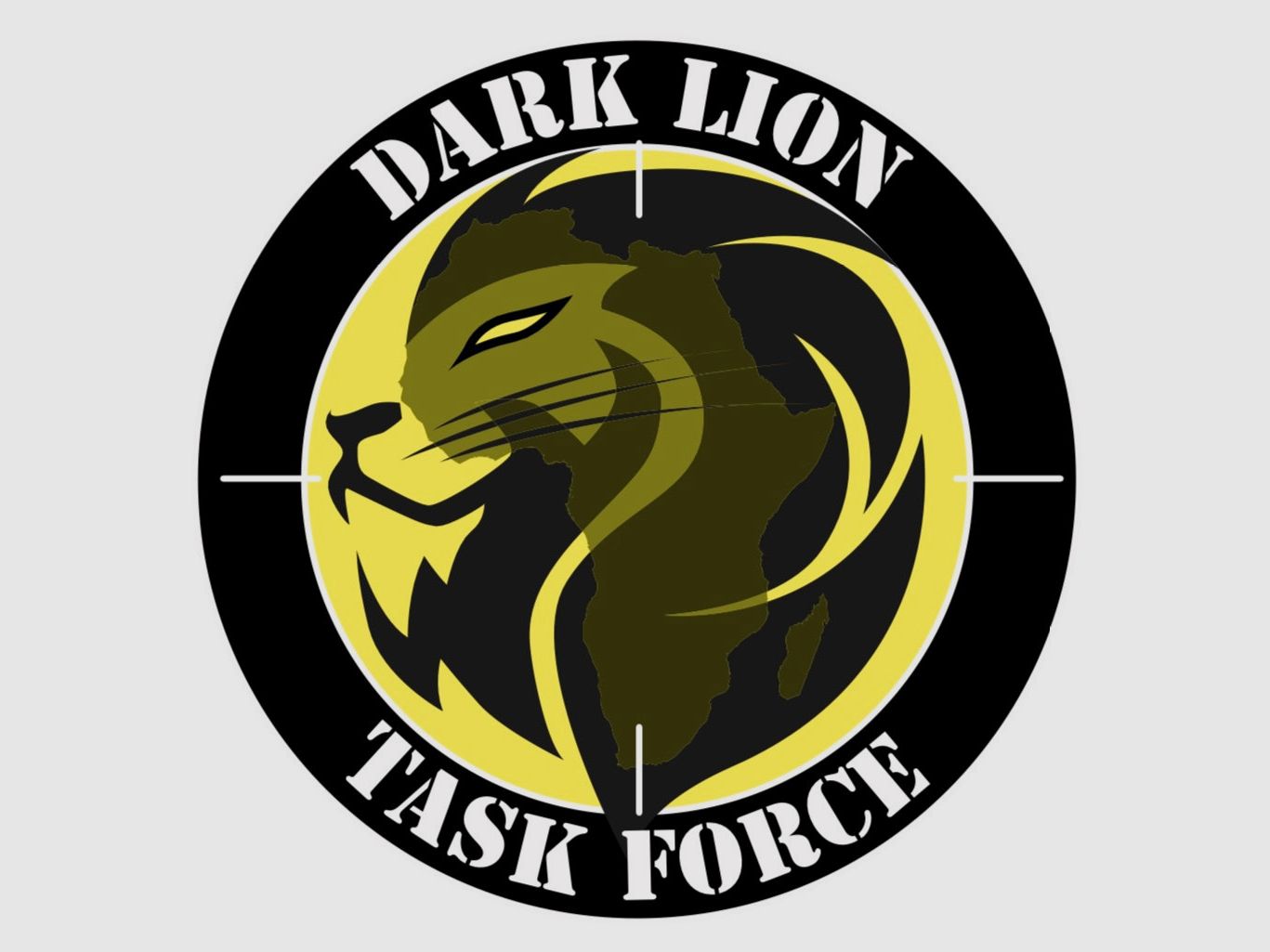 Badge PVC DARK LION TASK FORCE