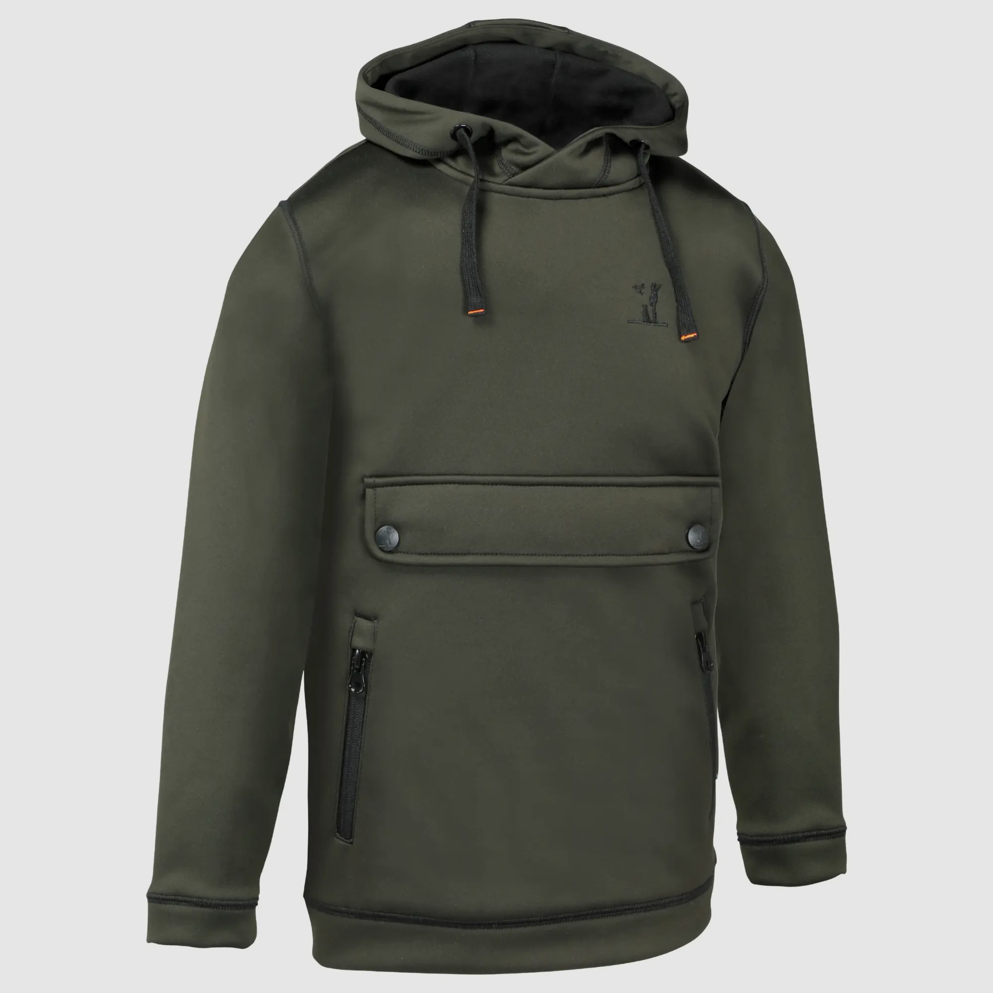 Percussion Kinder Kapuzenpullover (Oliv)