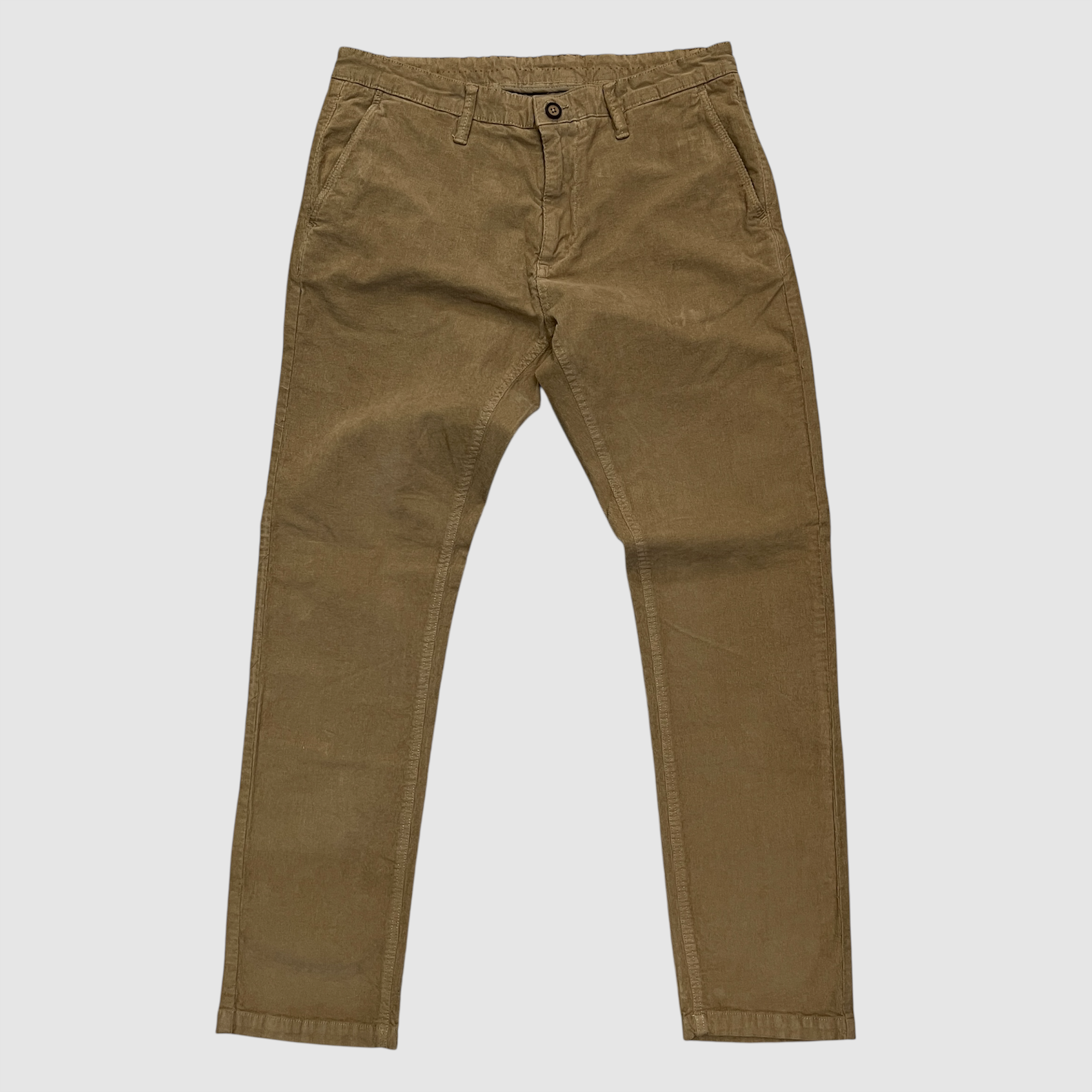 Beige Samthosen Guy Spider, Bild 1 von 3