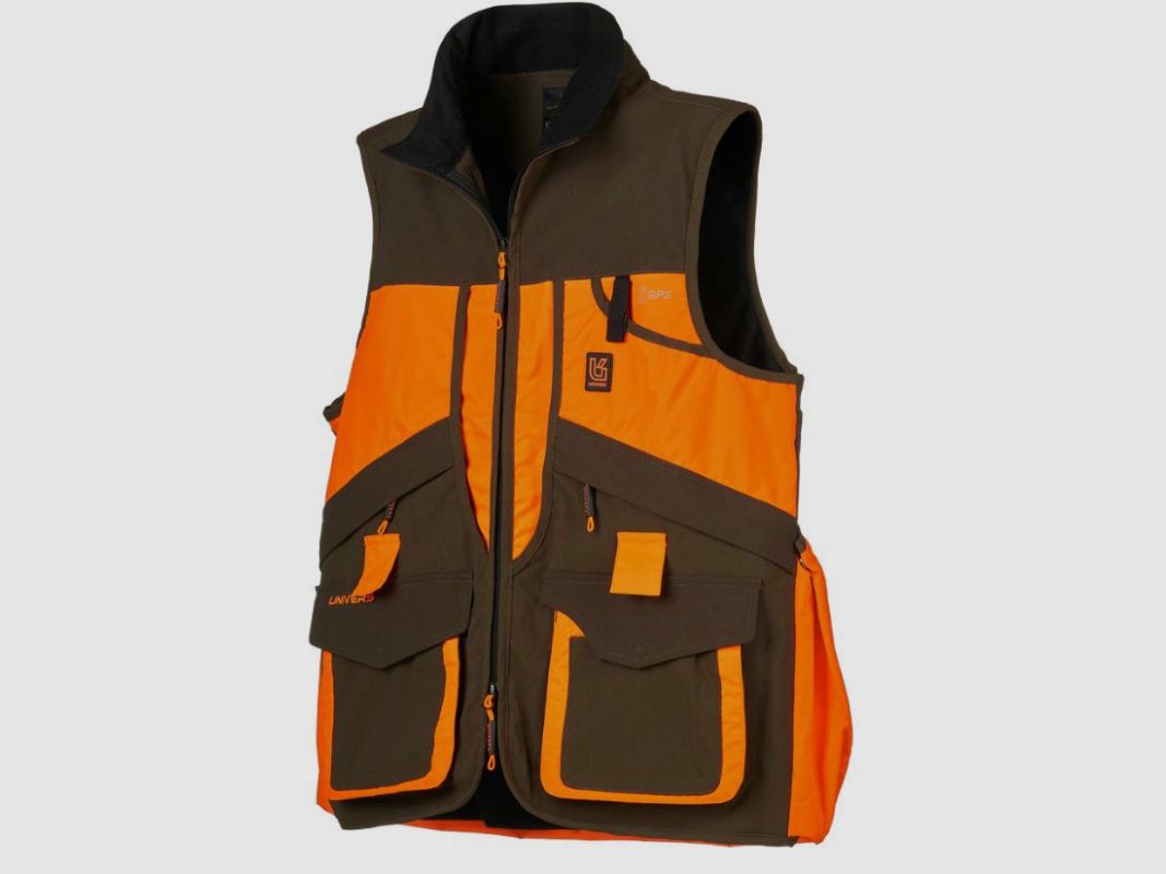 Gilet Univers groen en oranje hoge zichtbaarheid model Tortora art. 93244 392, afbeelding 4 van 5