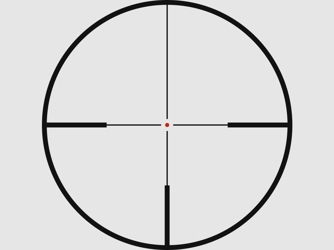 Kahles Zielfernrohr HELIA 1-5x24i mit Schiene SR, Abs. 4-DH