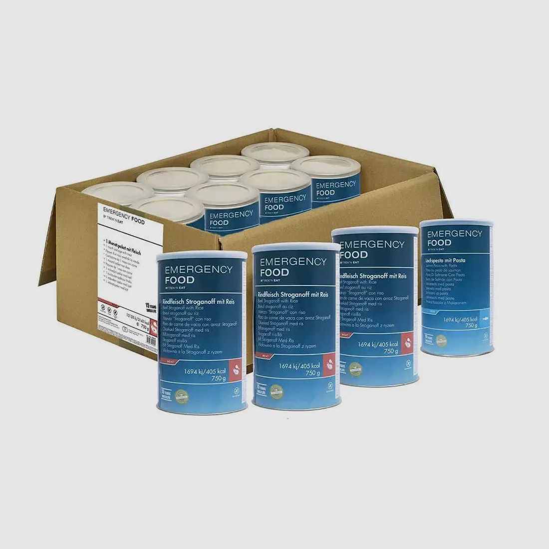 Emergency Food Emergency Food Notfallpaket 1 Person 30 Tage Fleisch