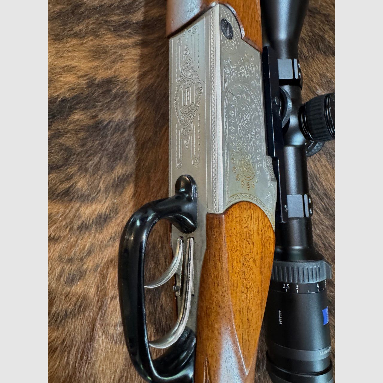 Blaser – double rifle BBF ES70 caliber 7x57R + 12/70 with target optics Zeiss