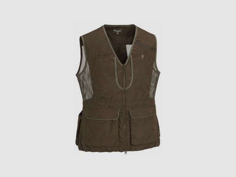 Pinewood Dog Sports Weste 2.0 Damen, Wildleder braun/dunkeloliv, Bild 1 von 4