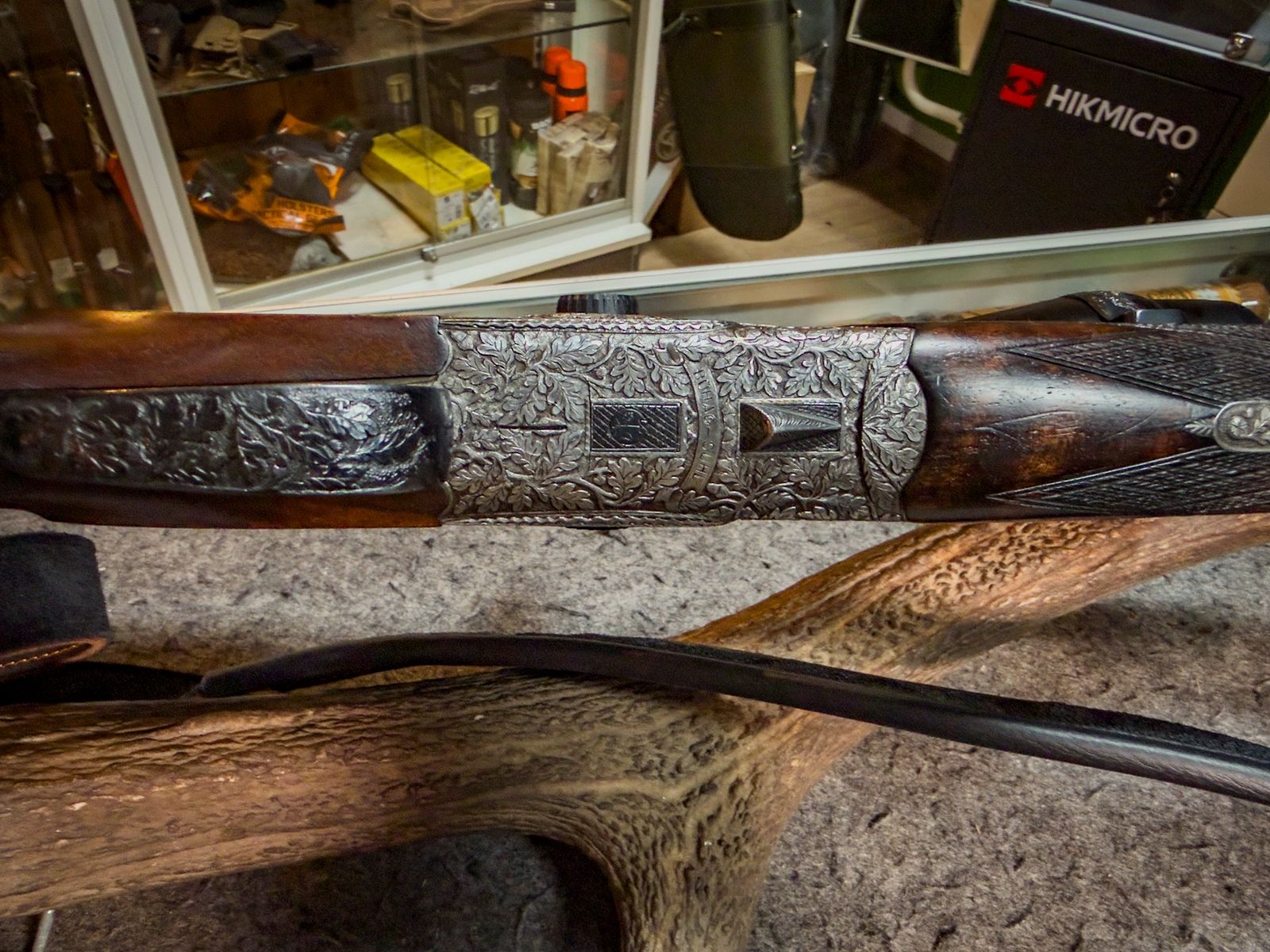 BBF 7X65R / 12/70 with 5.6×52 R insert barrel – from the possession of Gerhard Stauch (GDR) with interchangeable barrel