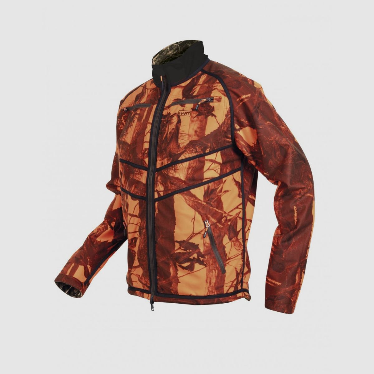 HART Sosbun 2D Wendejacke Camo Green/ Orange Blaze