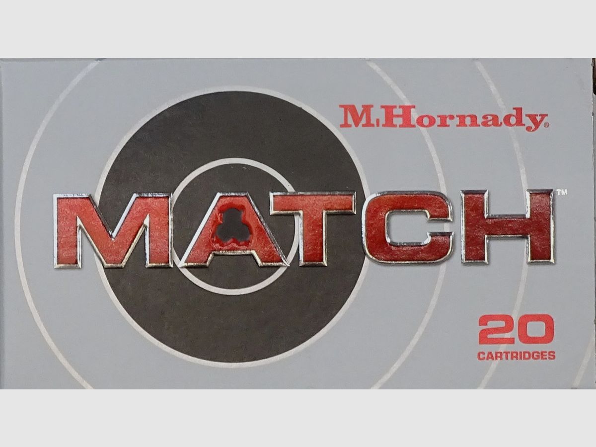 Hornady .308Win Match BTHP 168grs - 20 schoten