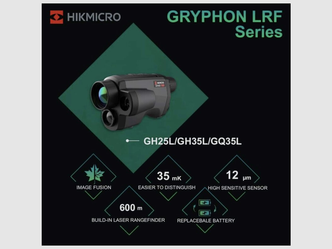 Fusionsgerät Hikmicro Gryphon GH35L LRF