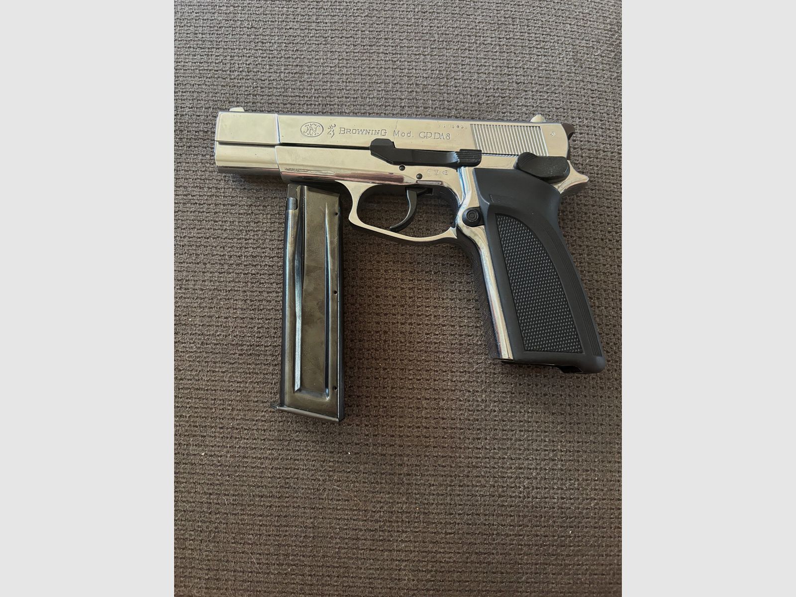 Browning gpda 8 chrome Schreckschuss Pistole 