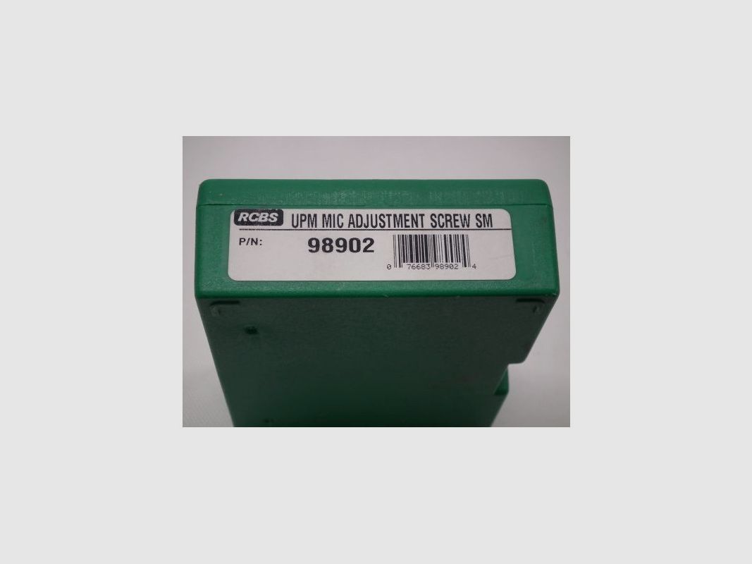 RCBS UPM MIC ADJUSTEMENT SCREW SM, immagine 1 di 2