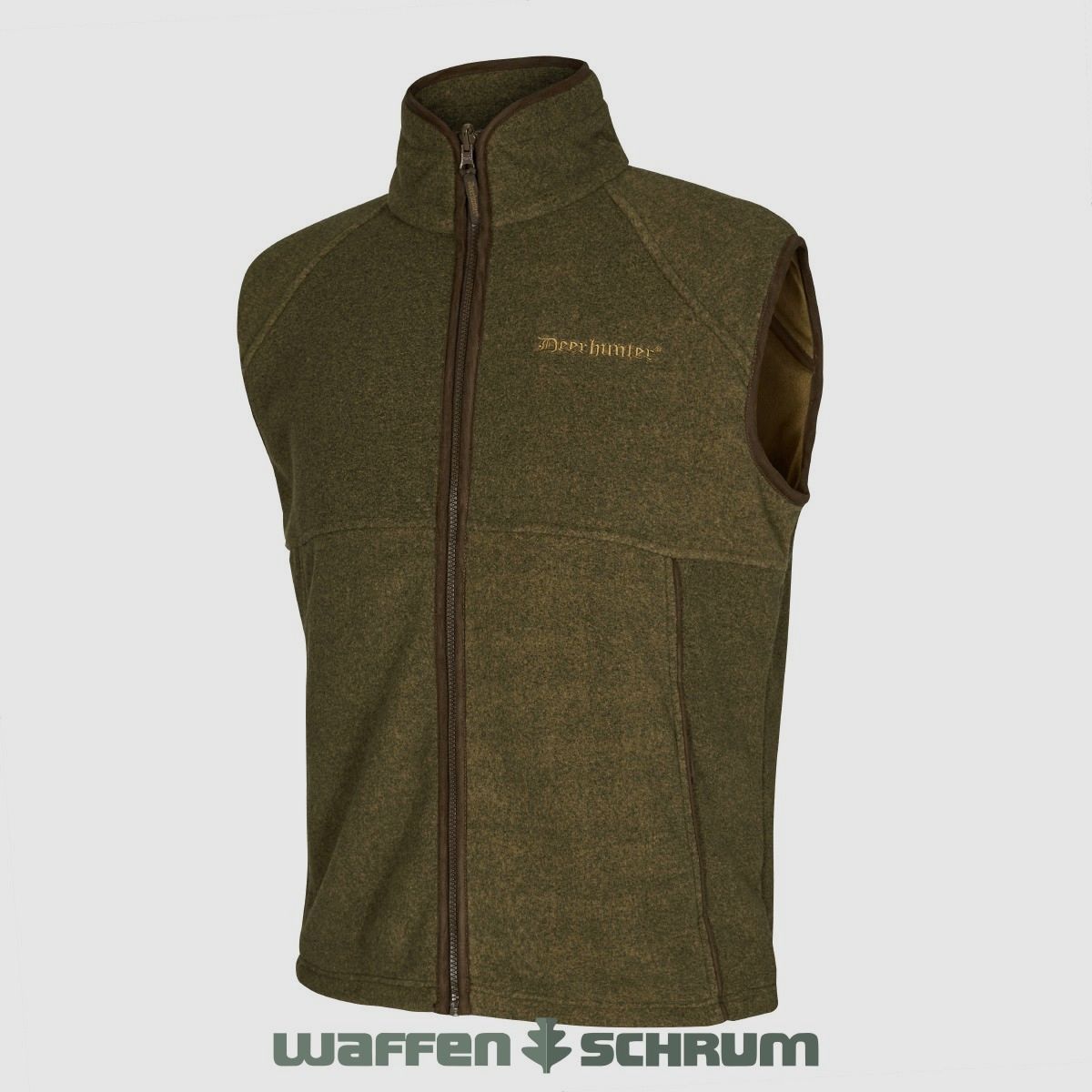 Gilet en polaire Deerhunter Wingshooter vert mélangé graphite