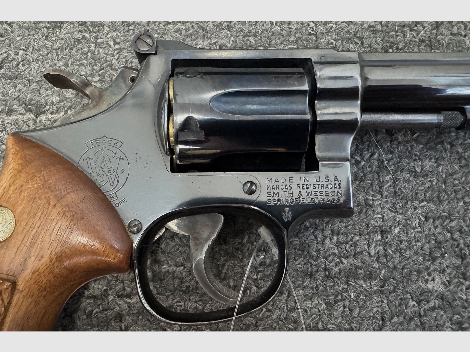 Smith & Wesson Revolver14-4 .38 Special with .22 conversion barrel