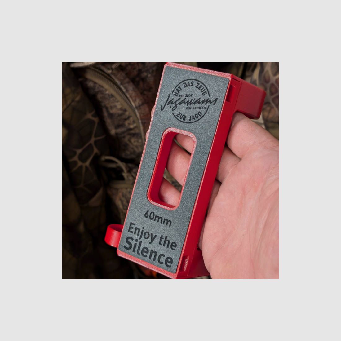 Magnetischer Schalldämpferhalter - kurz - (10cm)- Original Jagawams - Zubehör für den Waffenschrank