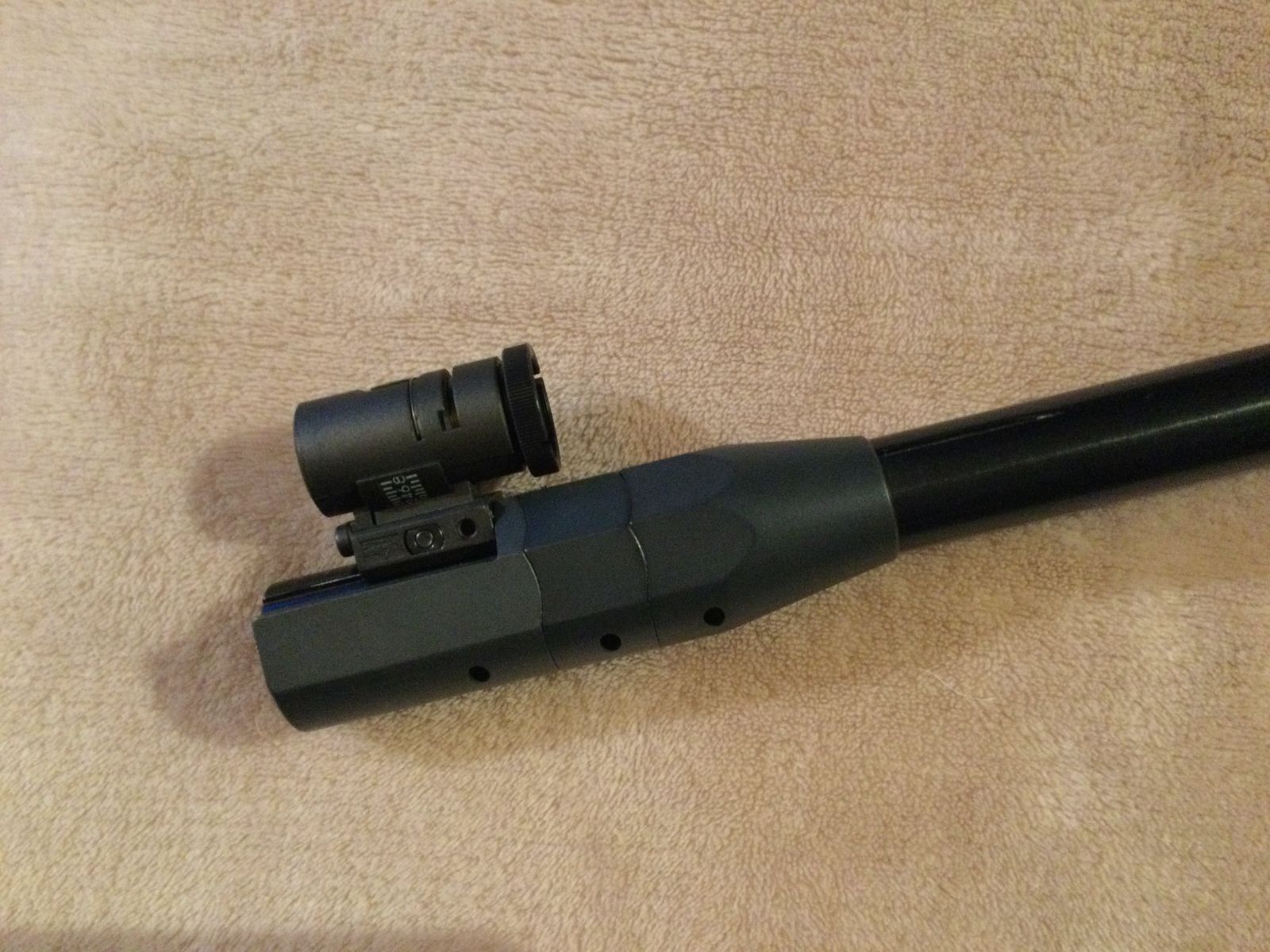 Anschütz Super Air 2002; Match-Luftgewehr Auflage rechts; Nussbaumschaft; Top Zustand