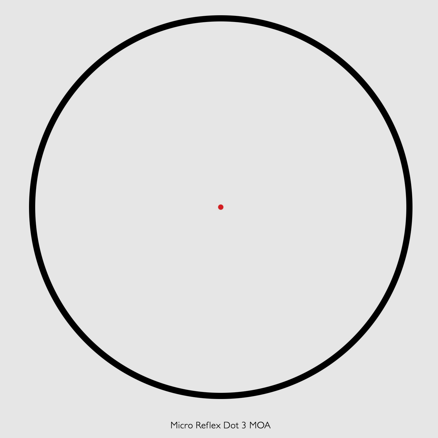 HAWKE Rotpunktvisier 12128 ENDURANCE 1X30 3 MOA Weaver Montage