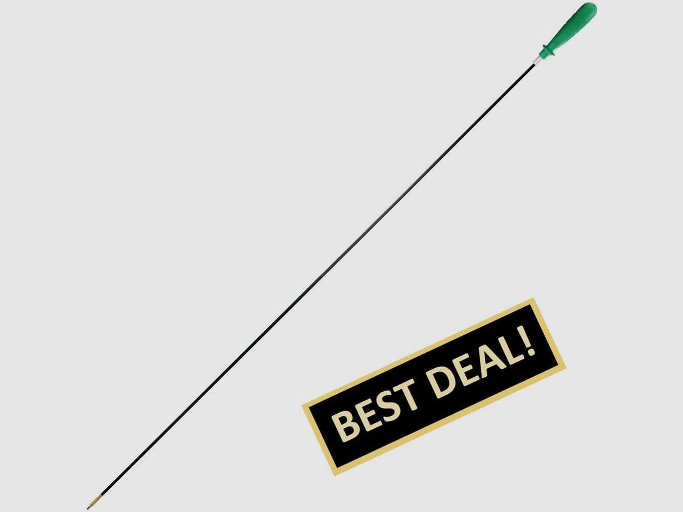 BALLISTOL Carbon Putzstock - Set 3-teilig lang, Wischlänge 93 cm, Ø 5 mm, Außengewinde 1/8