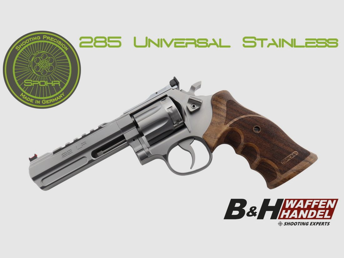 SPOHR 285 Universal 5" .22lr hecho en Alemania, imagen 1 de 11