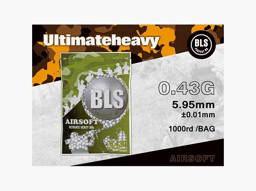 0,43G - BLS BIO BB'S 1000 Schuss, weiß