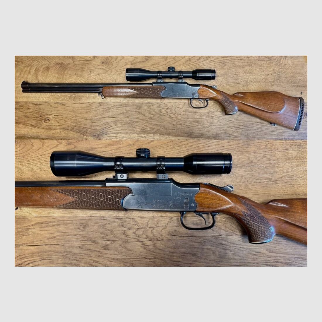 Fusil superposé Voere avec armement manuel et lunette