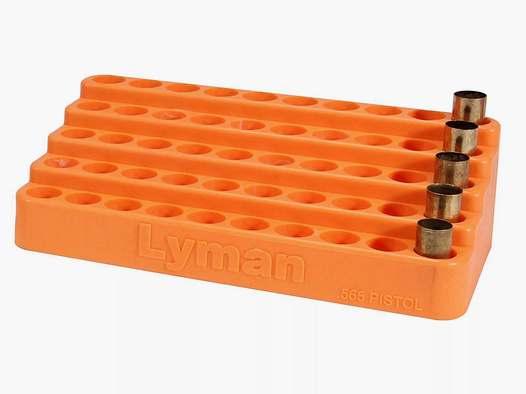 Bloc de chargement en plastique Lyman en escalier .565 diamètre grande arme de poing pour 50 douilles