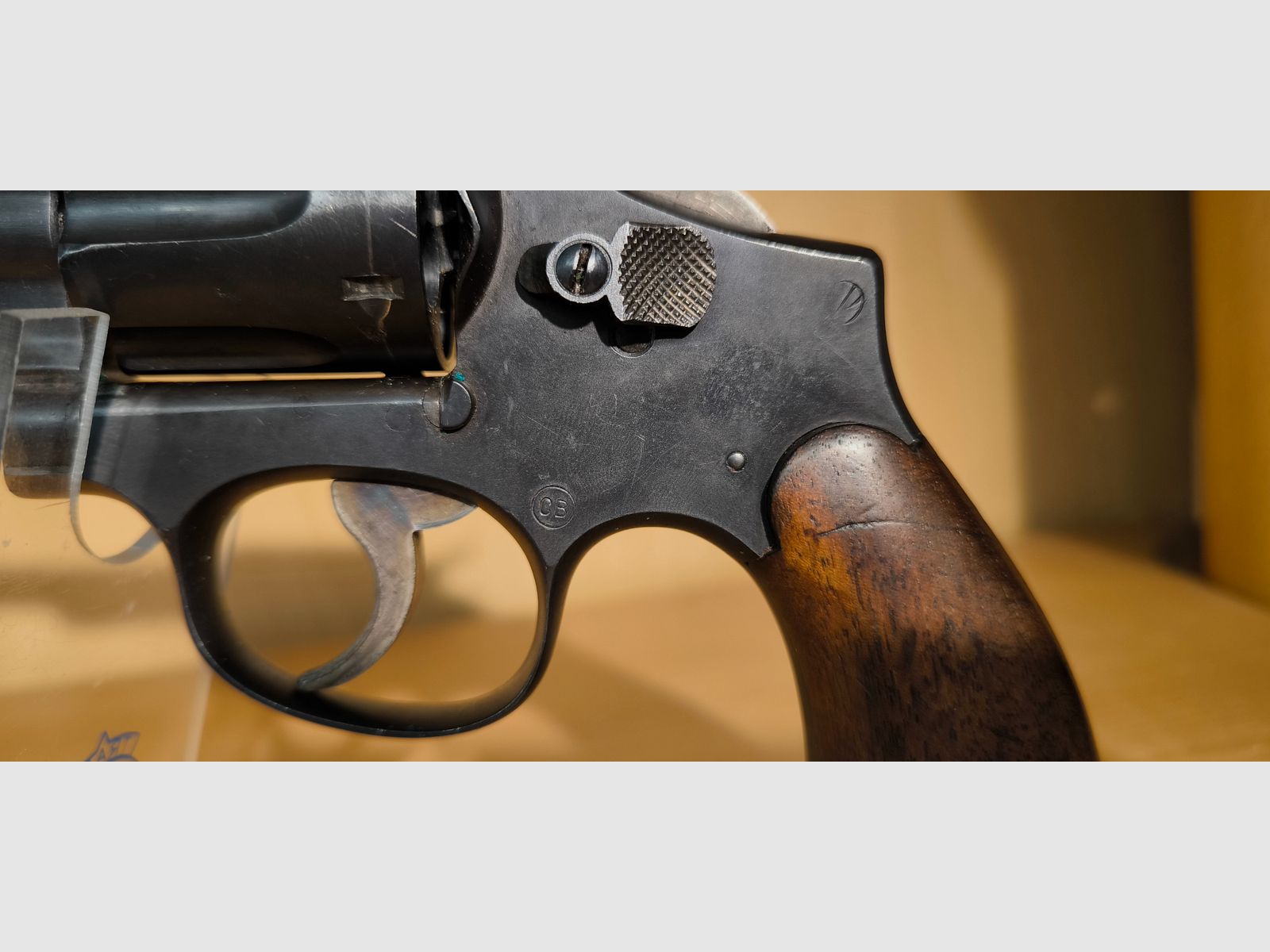 Smith &Weeson Rarität! Militärischer .38 Special Revolver mit 5 Zoll Lauf