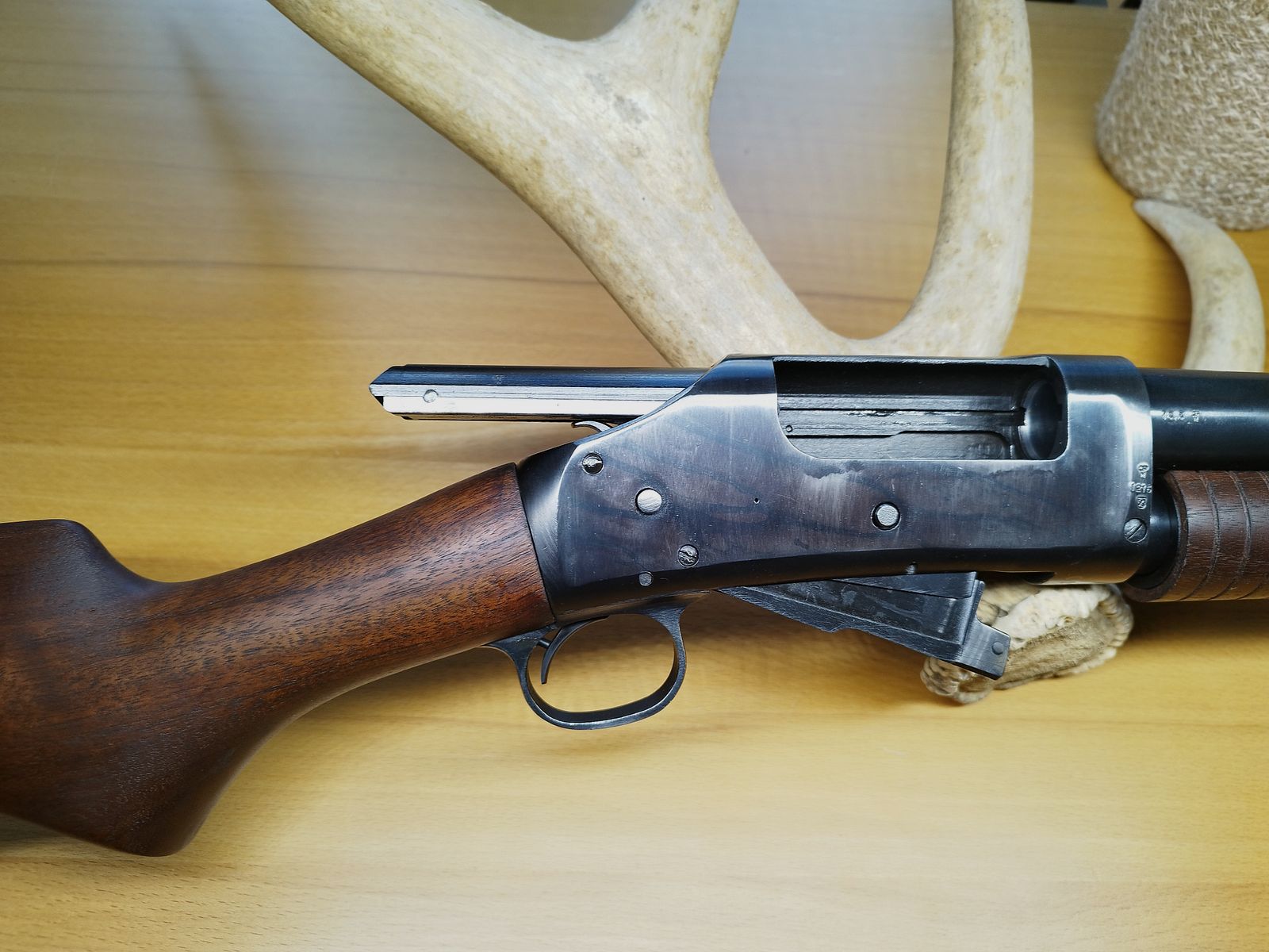 Repetierflinte Norinco 1897 12/70 ÜBERARBEITET Pumpgun Western 