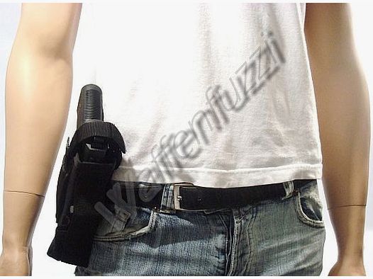 Gürtelholster mit Magazintasche