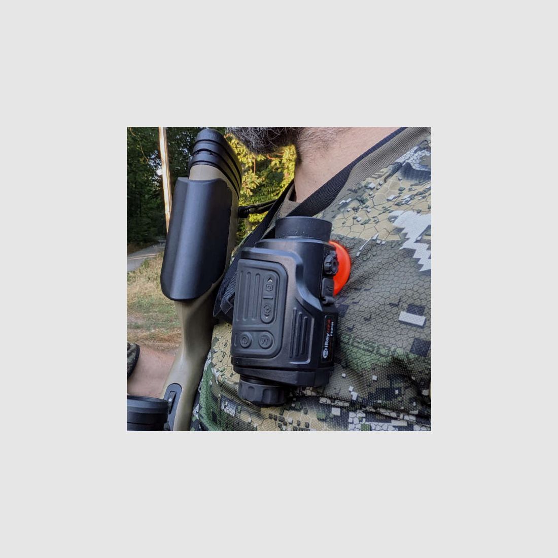 Für Infiray FH25R/FL25R und baugleich - Magnethalter zur Befestigung an der Bekleidung.