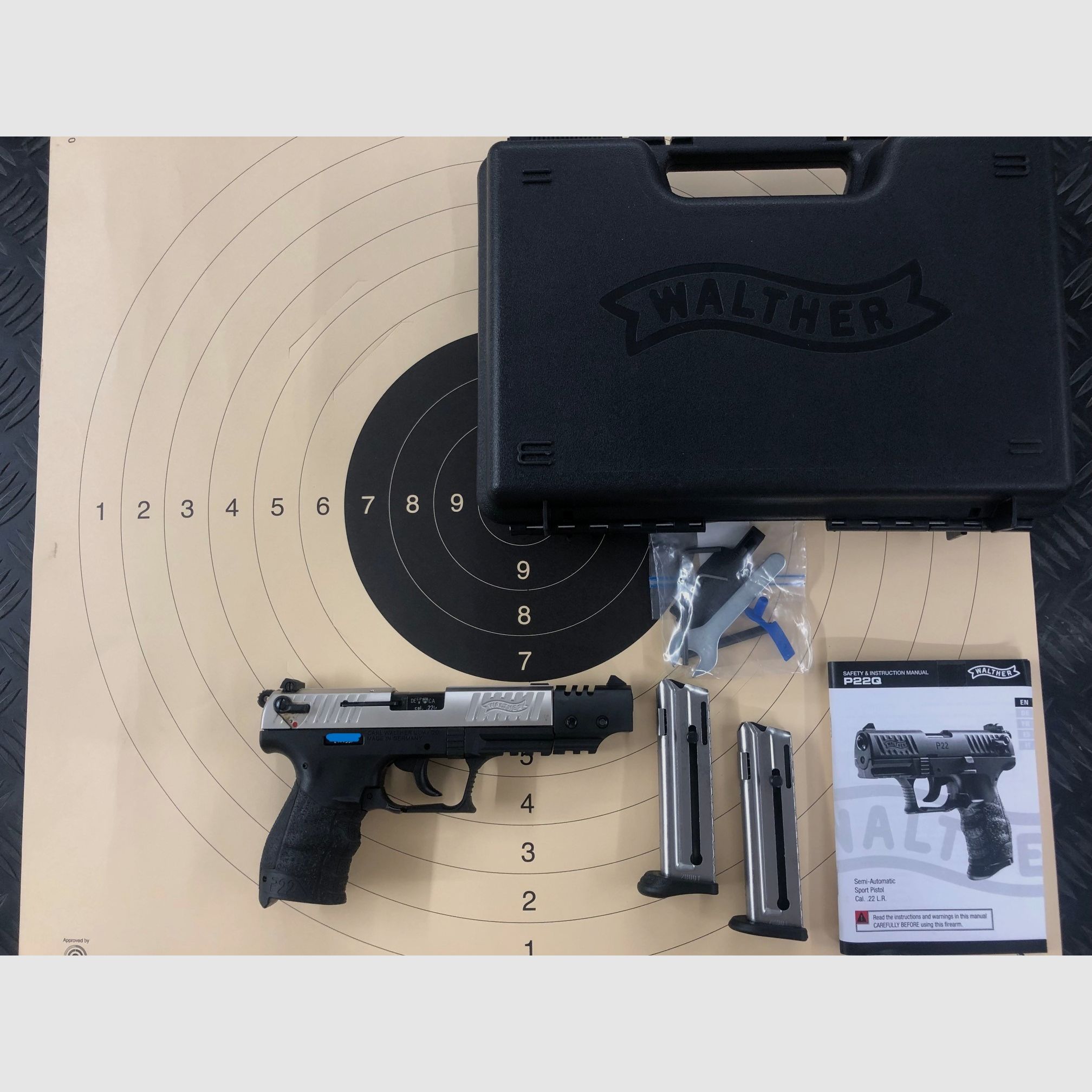 Walther Pistole P22 Q Target 5 " 