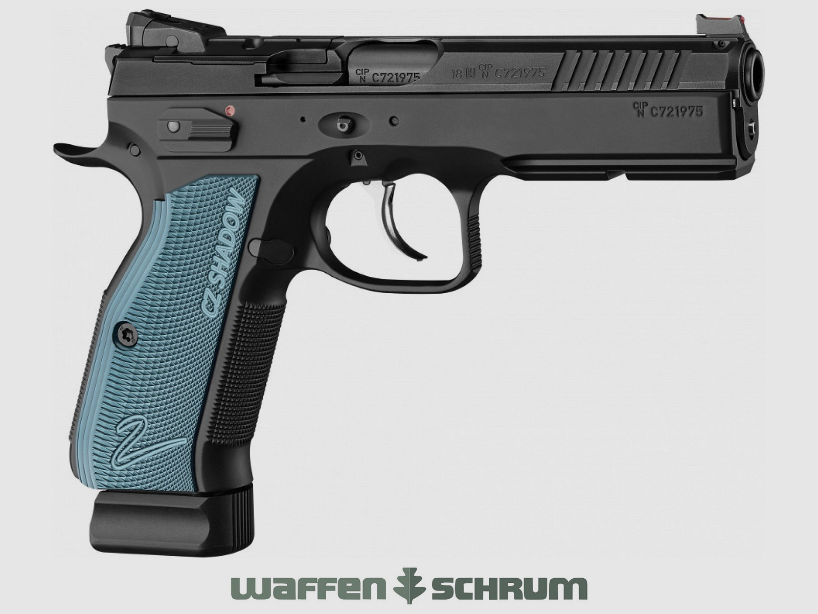CZ CZ75 Shadow 2 OR Schwarz/Blau Double Action