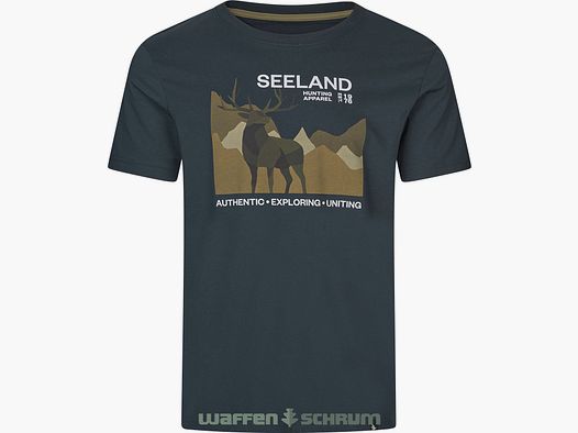 Seeland T-Shirt Fragment Dark Navy