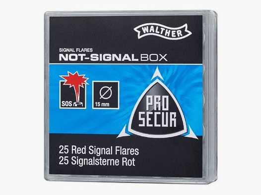 Walther ProSecur Stelle di segnalazione 15 mm, scatola da 25 pezzi