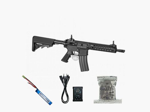 SET !!! Airsoft - Rifle - G & G CM15 CQB 8.5" - from 14, under 0.5 Joule