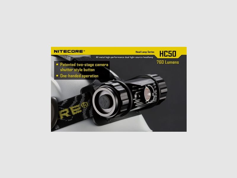 Nitecore HC50 Stirnlampe 760 Lumen, Bild 16 von 25