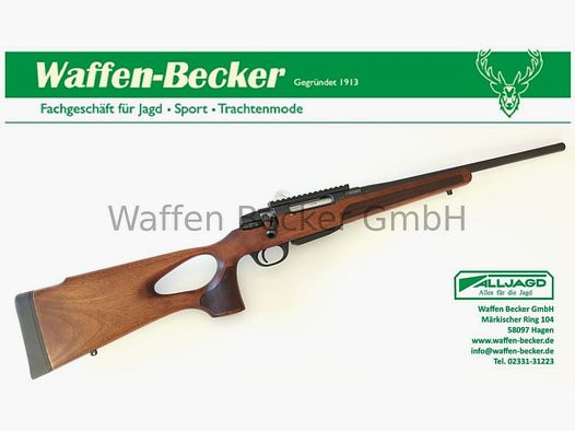 Brenner / Wapens Schumacher Brenner BR20 Kal. .30-06 LL:51cm M15x1 Mondsgewinde, Houten Schaft