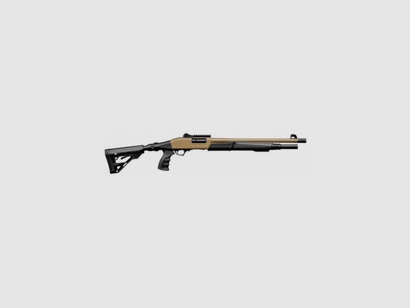 12/76 Repetierflinte KRAL ARMS TACTICAL X TACTICAL STOCK EARTH